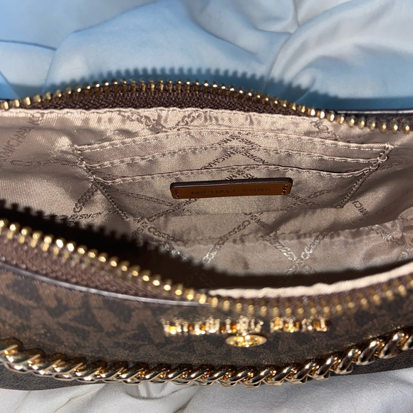 Michael Jors Jet Set Charm Small Logo Pochette - Picture 5 of 6